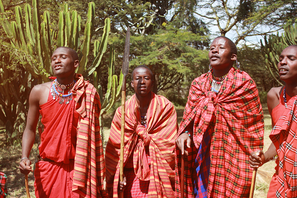 Trang phục truyền thống của người Massai