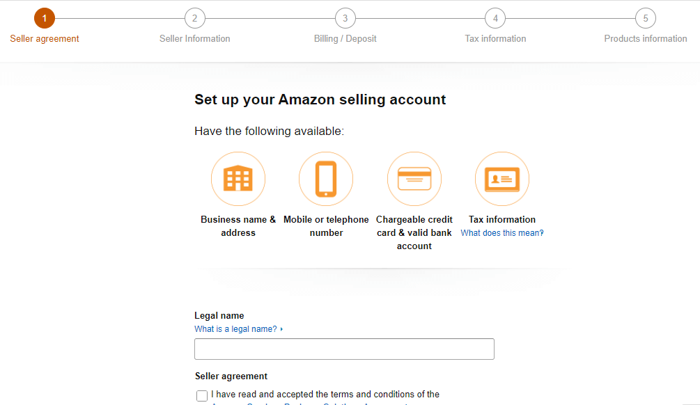 Thiết lập và bắt đầu bán hàng: Cách tạo tài khoản người bán trên Amazon đầu tiên của bạn